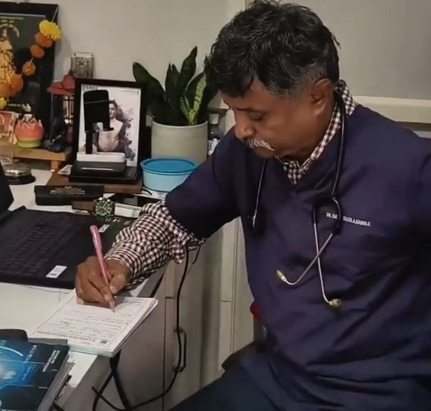 Dr. Kamble at Work